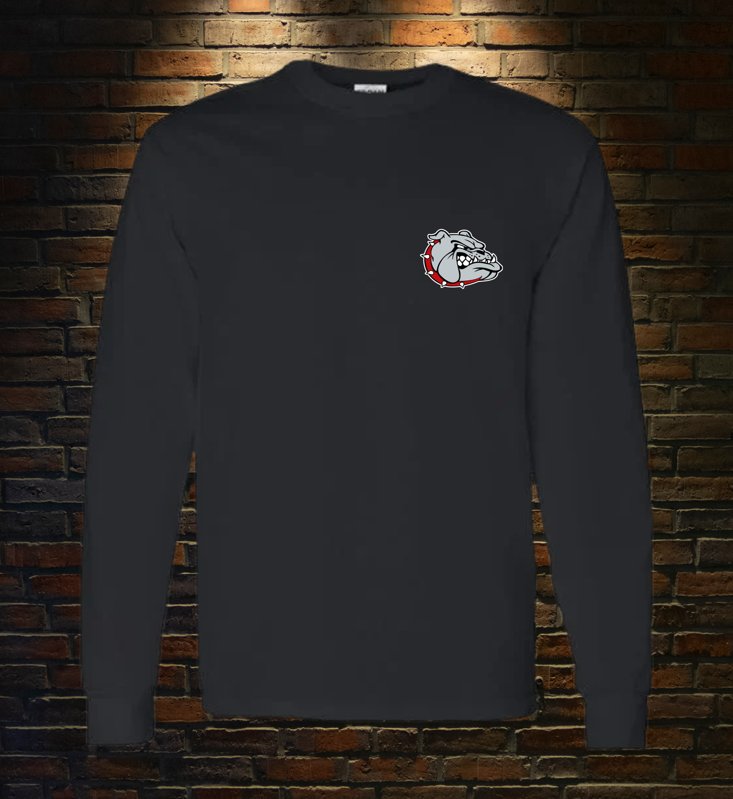 BULLDOG FACE-Gildan Long Sleeve