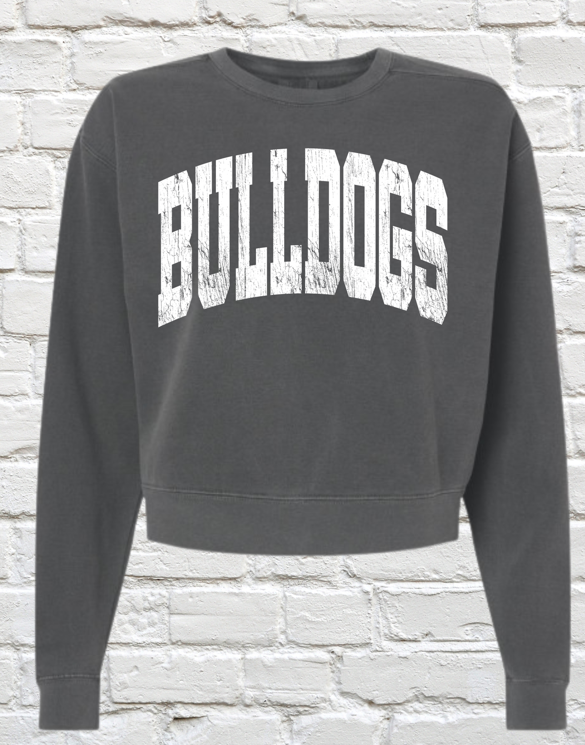 Bulldogs on Comfort Colors Mid Length Crewneck