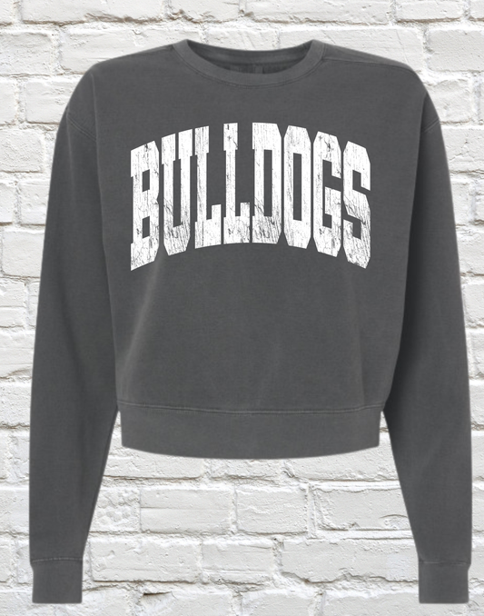 Bulldogs on Comfort Colors Mid Length Crewneck