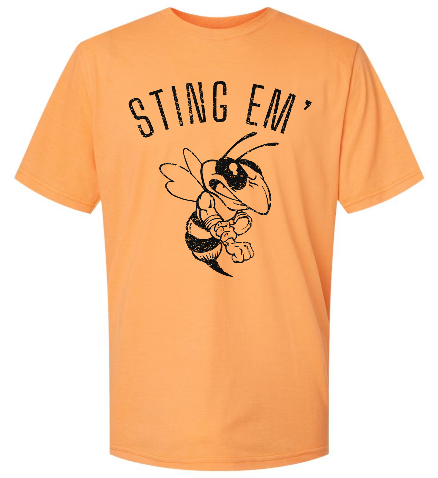 Strother (Sting Em') T-Shirt - Orange